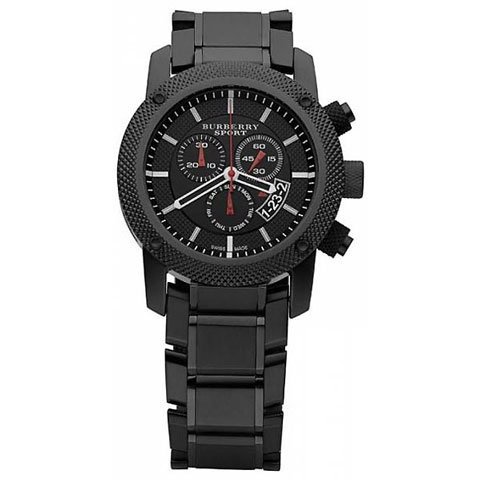 バーバリー 腕時計 メンズ BU7703 スポーツコレクション ブラックステンレススチールベルト - 腕時計の通販ならワールドウォッチショップ