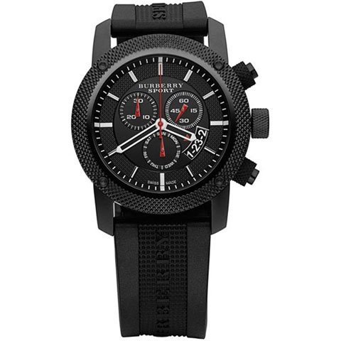 バーバリー 腕時計 メンズ BU7701 スポーツコレクション ブラック ...
