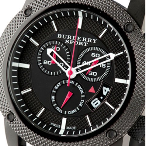 バーバリー 腕時計 メンズ BU7701 スポーツコレクション ブラック