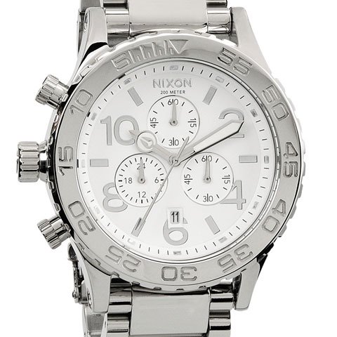ニクソン 腕時計 42-20 A037945 ホワイト×シルバー - 腕時計の通販ならワールドウォッチショップ