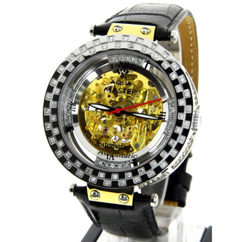 アクアマスター 腕時計 自動巻き W314-1 ゴールド スケルトンダイヤル 1.25カラット - 腕時計の通販ならワールドウォッチショップ