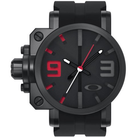オークリー 腕時計 ギアボックス 10-062 ステルスブラック - 腕時計の 