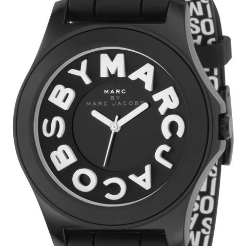 マークバイマークジェイコブス 腕時計 レディース スローン MBM4006 ホワイト×ブラックラバー - 腕時計の通販ならワールドウォッチショップ