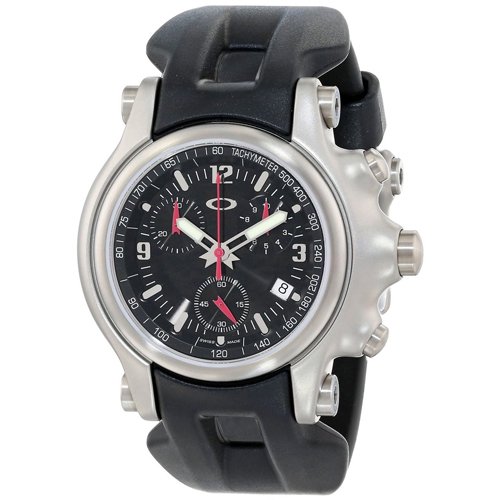 オークリー　腕時計　ホールショット　クロノグラフ　10-215　ブラック×ブラックラバー - 腕時計の通販ならワールドウォッチショップ