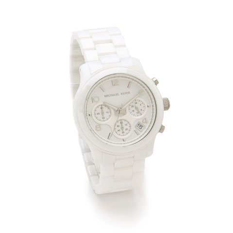 マイケルコース　時計　ランウェイ　MK5161　セラミック　ホワイト×ホワイト - 腕時計の通販ならワールドウォッチショップ