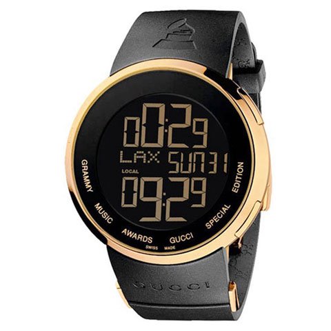 グッチ　腕時計　I-グッチ　グラミーアワード スペシャルエディション　YA114215　ブラック×ゴールド - 腕時計の通販ならワールドウォッチショップ
