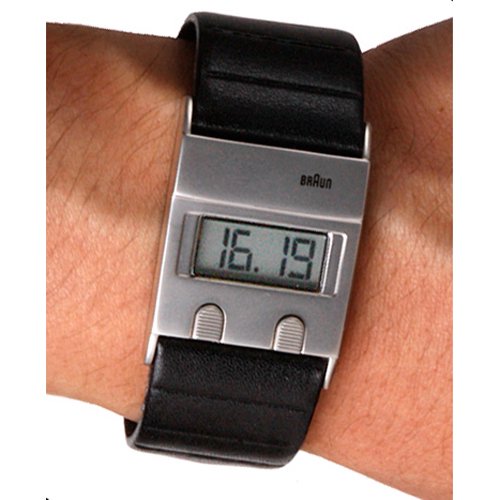 ブラウン|Braun 時計/デジタルウォッチ/BN0076SLBKG/シルバー×ブラックレザーベルト - 腕時計の通販ならワールドウォッチショップ