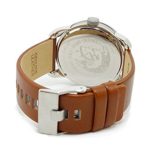 ディーゼル　腕時計　フランチャイズ　DZ1512　ブルー×ブラウンレザーベルト
