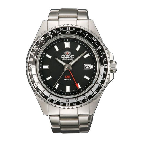 オリエント 腕時計 FFE06001B オートマチック エムフォース ブラック×ステンレススチールベルト - 腕時計の通販ならワールドウォッチショップ