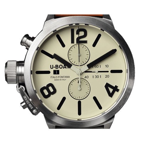 ユーボート 腕時計 クラシコ U-Boat-2272 ベージュ×ブラウンレザー