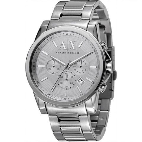 アルマーニエクスチェンジ 腕時計 メンズ AX2058 クロノグラフ シルバー×シルバー - 腕時計の通販ならワールドウォッチショップ