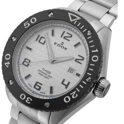 エドックス 腕時計 クラスワン デイト オートマチック 80079 3 AIN2