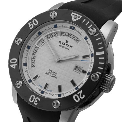 エドックス　腕時計　クラスワン　デイデイト　オートマチック　83005 TIN AIN - 腕時計の通販ならワールドウォッチショップ