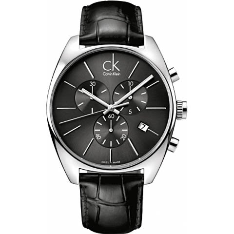 Calvin Klein(カルバンクライン)メンズ腕時計　エクスチェンジ　K2F27107　ブラック×ホワイト -  おしゃれな腕時計ならワールドウォッチショップ