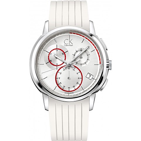 Calvin Klein(カルバンクライン)メンズ腕時計　ドライブ K1V27938　シルバー×ホワイト -  おしゃれな腕時計ならワールドウォッチショップ