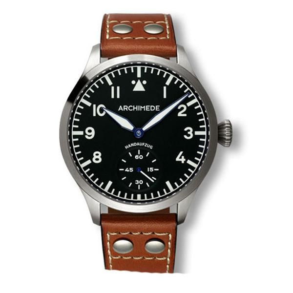 美品】アルキメデ Archimede パイロット 42mm ユニタス6498-