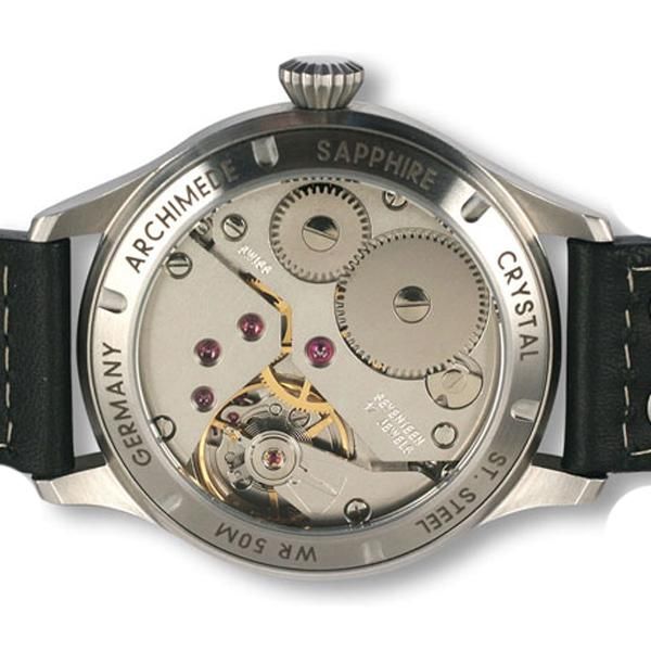 パイロットウォッチ 機械式 ミリタリーウォッチ 手巻き 裏スケ 新品 小さく軽く、着け心地向上で、自社ムーブ裏スケ、IWCの緑クロノ