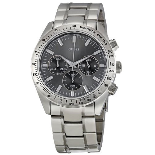 ゲス　腕時計　メンズ　チェイス　W13001G1　グレーダイアル×ステンレスベルト - 腕時計の通販ならワールドウォッチショップ
