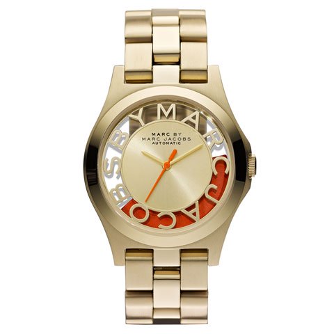 マークバイマークジェイコブス　腕時計　レディース　MBM9701　ヘンリー　限定モデル　ゴールド×オレンジ - 腕時計の通販ならワールドウォッチショップ