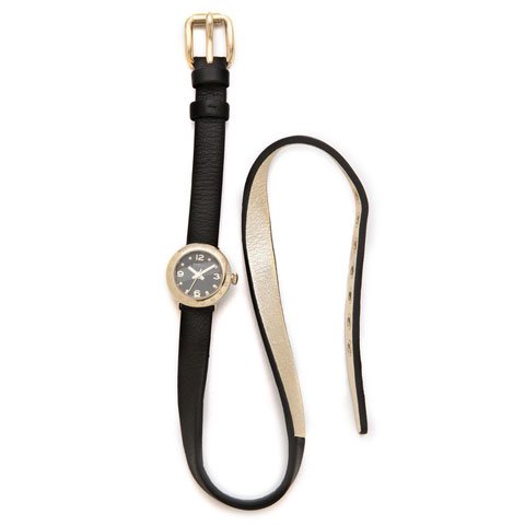 マークバイマークジェイコブス　腕時計　レディース　エイミー　ディンキー MBM1257 ゴールド×ブラック　ダブルストラップ -  腕時計の通販ならワールドウォッチショップ