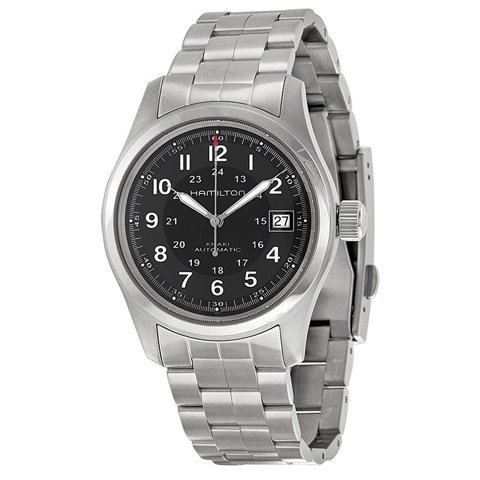 ハミルトン　腕時計　カーキフィールド　オート　H70455133　ブラック×シルバー - 腕時計の通販ならワールドウォッチショップ