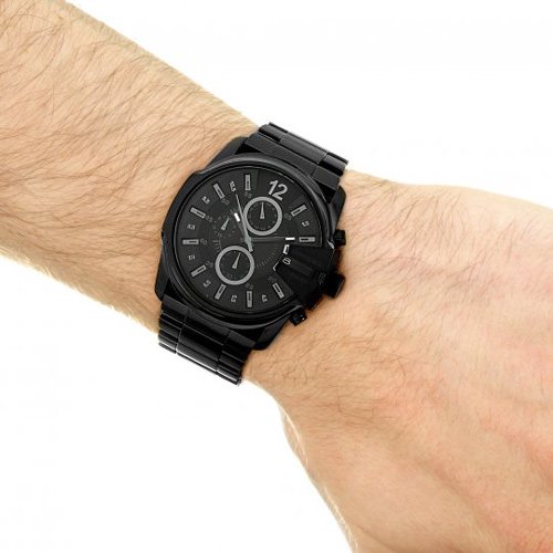 ディーゼル 腕時計 マスターチーフ DZ4180 オールブラック - 腕時計の