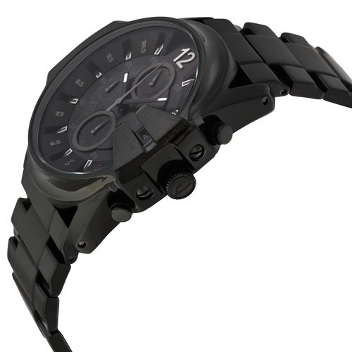 ディーゼル 腕時計 マスターチーフ DZ4180 オールブラック - 腕時計の
