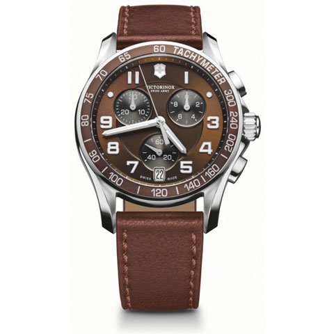ビクトリノックス　腕時計　クロノクラシック　241498　ブラウン×ブラウン - 腕時計の通販ならワールドウォッチショップ