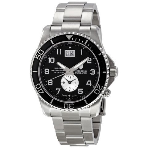 ビクトリノックス　腕時計　マーベリックGS　241441　ブラック×シルバー
