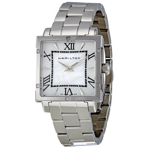 ハミルトン 腕時計 レディース ジャズマスター スクエア H32291114 
