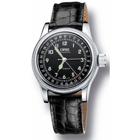 オリス　腕時計　ビッグクラウン　ポインターデイト　754-7543-4064LS　ブラック×ブラック - 腕時計の通販ならワールドウォッチショップ