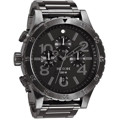 NIXON 腕時計 クロノグラフ オールガンメタル A486632-