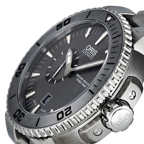 オリス　腕時計　アクイス　743-7664-7253MB　グレー×シルバー - 腕時計の通販ならワールドウォッチショップ