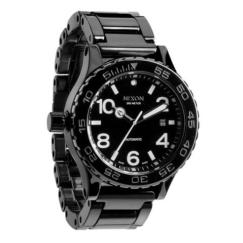 nixonニクソン限定The Automaticブラックblack腕時計ウォッチ