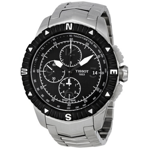 ティソ　腕時計　T-スポーツ　T-ナビゲーター　T0624271105700　ブラック×シルバー - 腕時計の通販ならワールドウォッチショップ