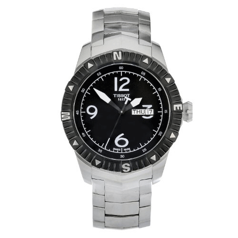 ティソ　腕時計　T-スポーツ　T-ナビゲーター　T0624301105700　ブラック×シルバー