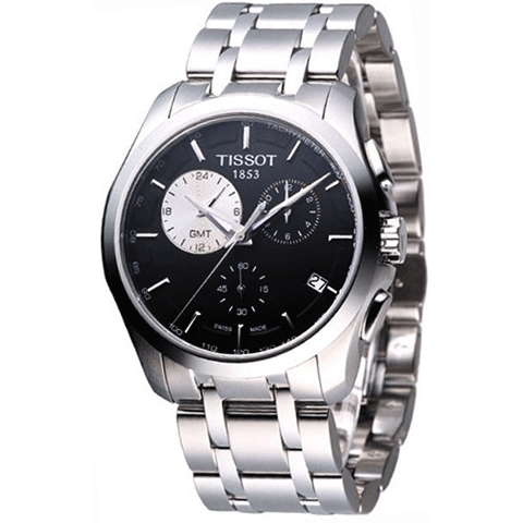 ティソ 腕時計 T-トレンド クチュリエ T0354391105100 ブラック×シルバー - 腕時計の通販ならワールドウォッチショップ