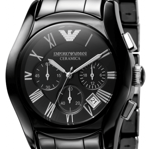 エンポリオアルマーニ/時計/バレンテ/AR1400/ブラック×ブラック- 腕時計の通販ならワールドウォッチショップ