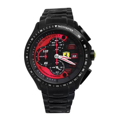 スクーデリア・フェラーリ 腕時計 レースデイ 0830086 ブラック×レッド