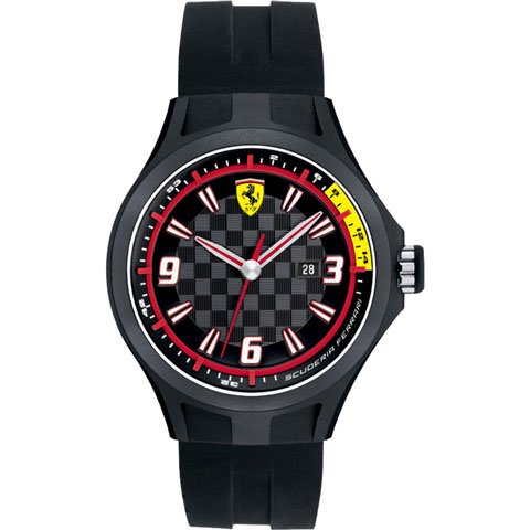 スクーデリア・フェラーリ　腕時計　ピットクルー　　オールブラック   腕時計の通販ならワールドウォッチショップ