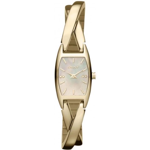 DKNY 腕時計 レディース クロスオーバー NY8680 ゴールド - 腕時計