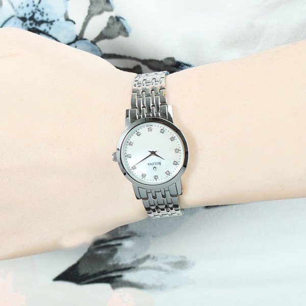 ブローバ 腕時計 レディースダイヤモンド 96P135 ブルーパール×シルバー - 腕時計の通販ならワールドウォッチショップ