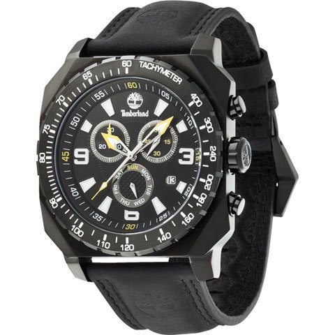 ティンバーランド　腕時計　ステーサム　13324JSB/02　ブラック×ブラックレザーベルト - 腕時計の通販ならワールドウォッチショップ