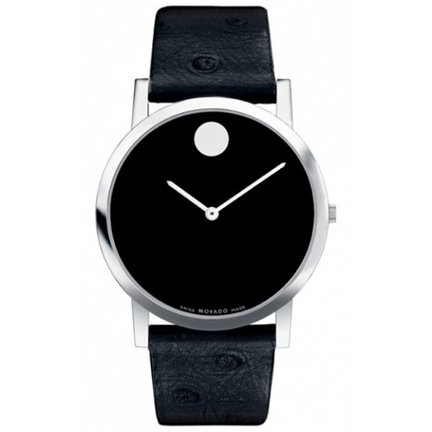 Movado(モバード) 腕時計 MuseumClassic(ミュージアムクラシック) 0606220 ブラック×ブラック - おしゃれな腕