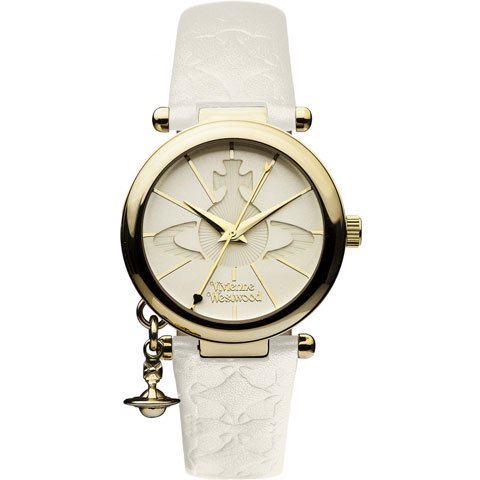 ヴィヴィアン・ウエストウッド　腕時計　オーブ2　VV006WHWH クリーム×ホワイトレザーベルト - 腕時計の通販ならワールドウォッチショップ