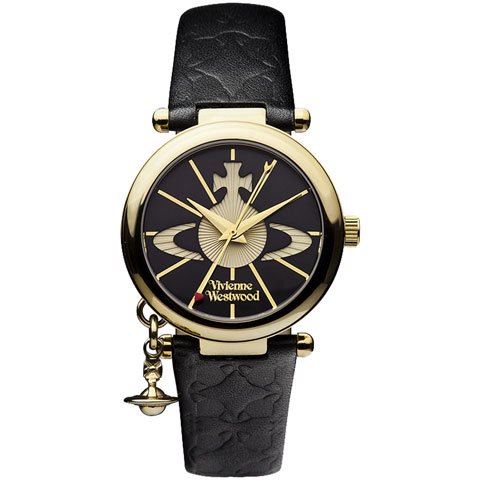 ヴィヴィアン・ウエストウッド 腕時計 オーブ2 VV006BKGD ゴールド