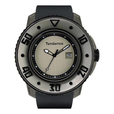 テンデンス　腕時計　G-52　02103001　グレー×グレーラバーベルト - 腕時計の通販ならワールドウォッチショップ