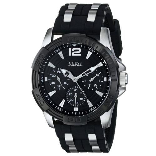 ゲス 腕時計 メンズ オアシス W0366G1 ブラック×ブラック - 腕時計の