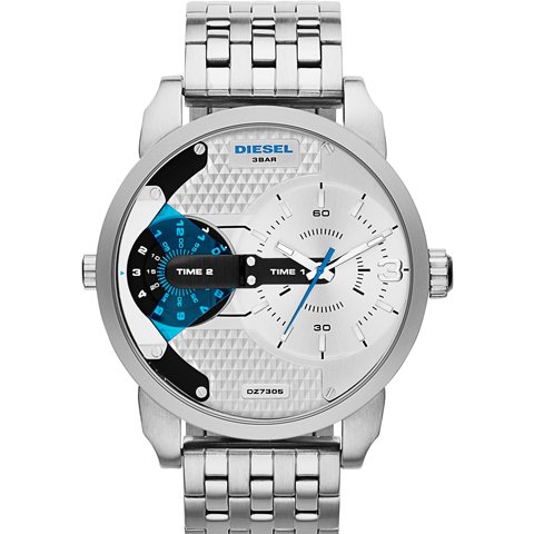 ディーゼル　腕時計　ミニダディー　DZ7305　シルバー×シルバー - 腕時計の通販ならワールドウォッチショップ
