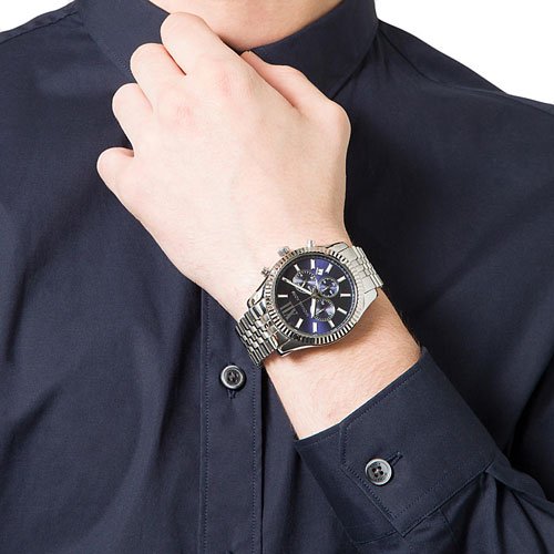 マイケルコース　時計/Michael Kors/メンズ/レキシントン/MK8280/ブルーダイアル×ステンレススチールベルト -  腕時計の通販ならワールドウォッチショップ